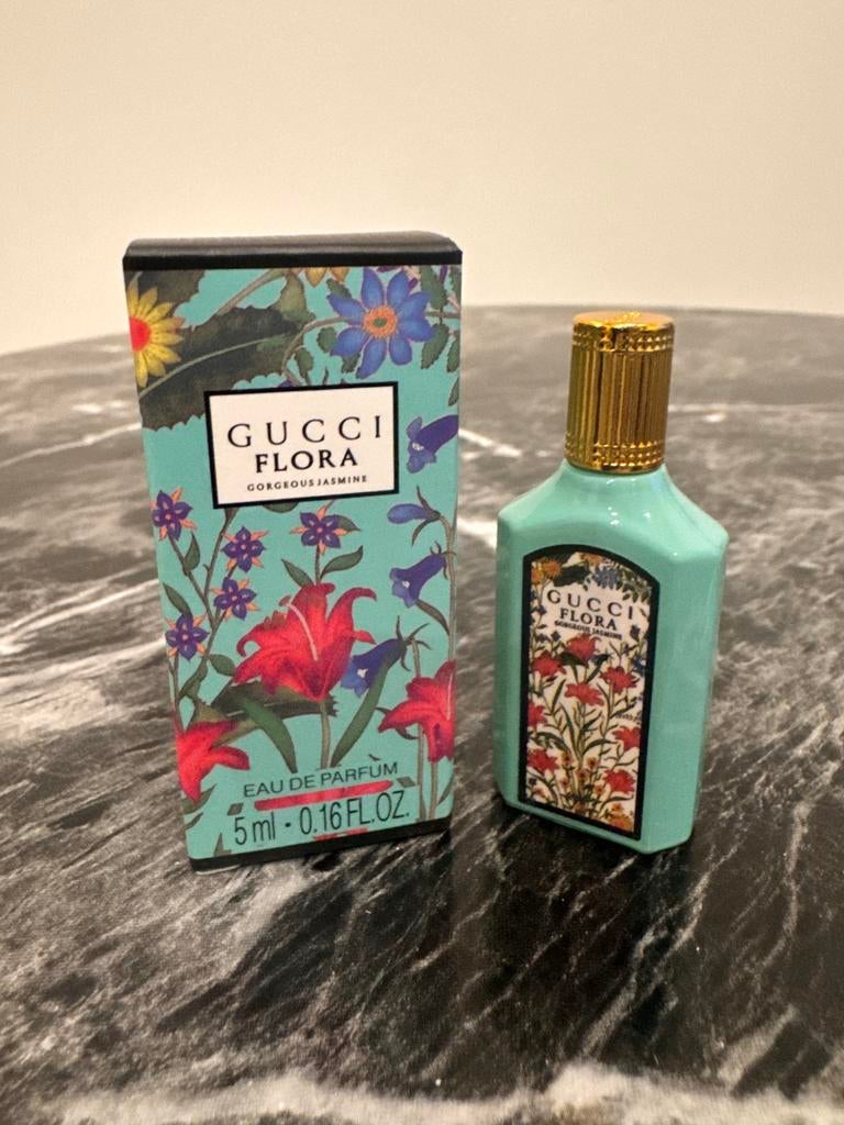 Gucci Flora Gorgeous Jasmine EDP 5 ml mini miniatuur, Ophalen of Verzenden, Nieuw