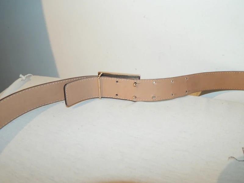 Elisabetta Franchi zwarte leren riem aparte merk gesp IT 46, Kleding | Dames, 3 tot 5 cm, Tailleriem, Gedragen, Elisabetta Franchi