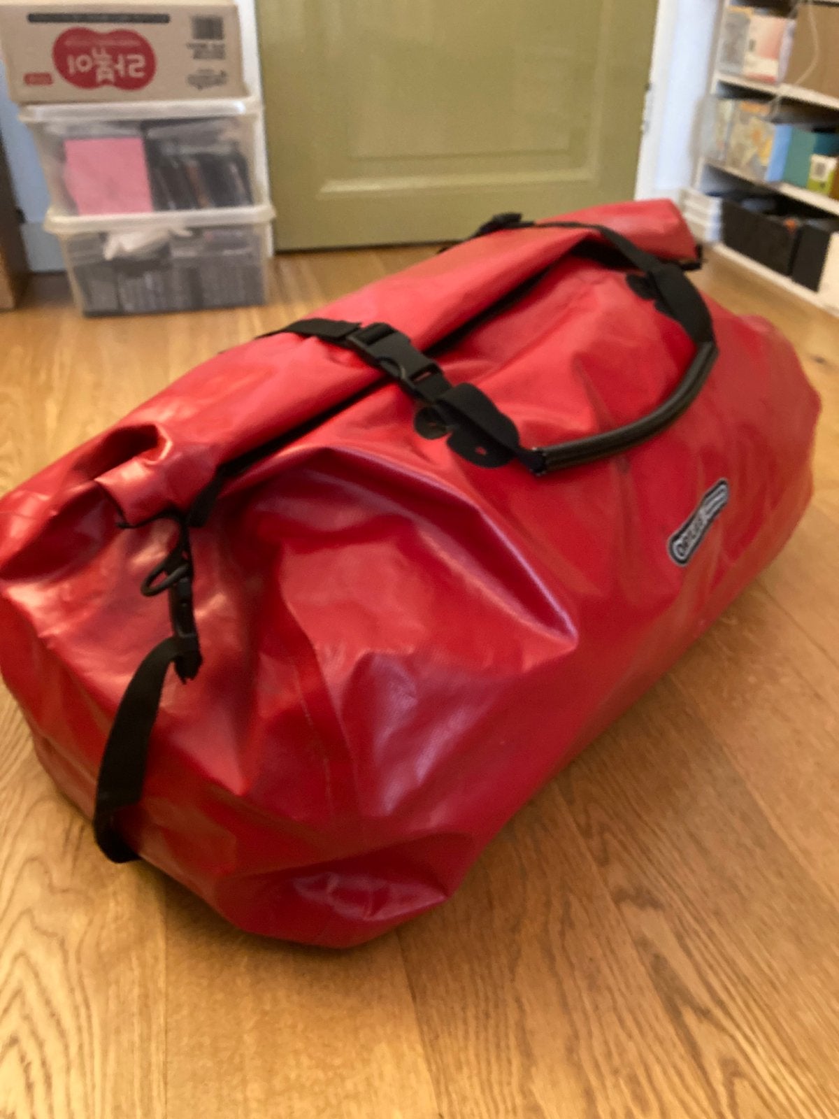 Ortlieb Rack Pack fietstas / motortas waterdicht, Ophalen of Verzenden, Zo goed als nieuw, Rood, 30 cm of meer