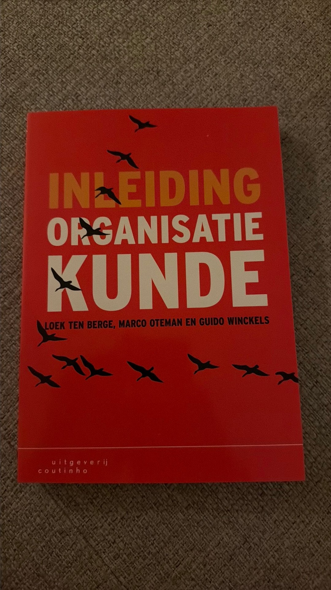 Loek ten Berge - Inleiding organisatiekunde, Sociale wetenschap, Ophalen of Verzenden, Zo goed als nieuw, Loek ten Berge; Marco Oteman