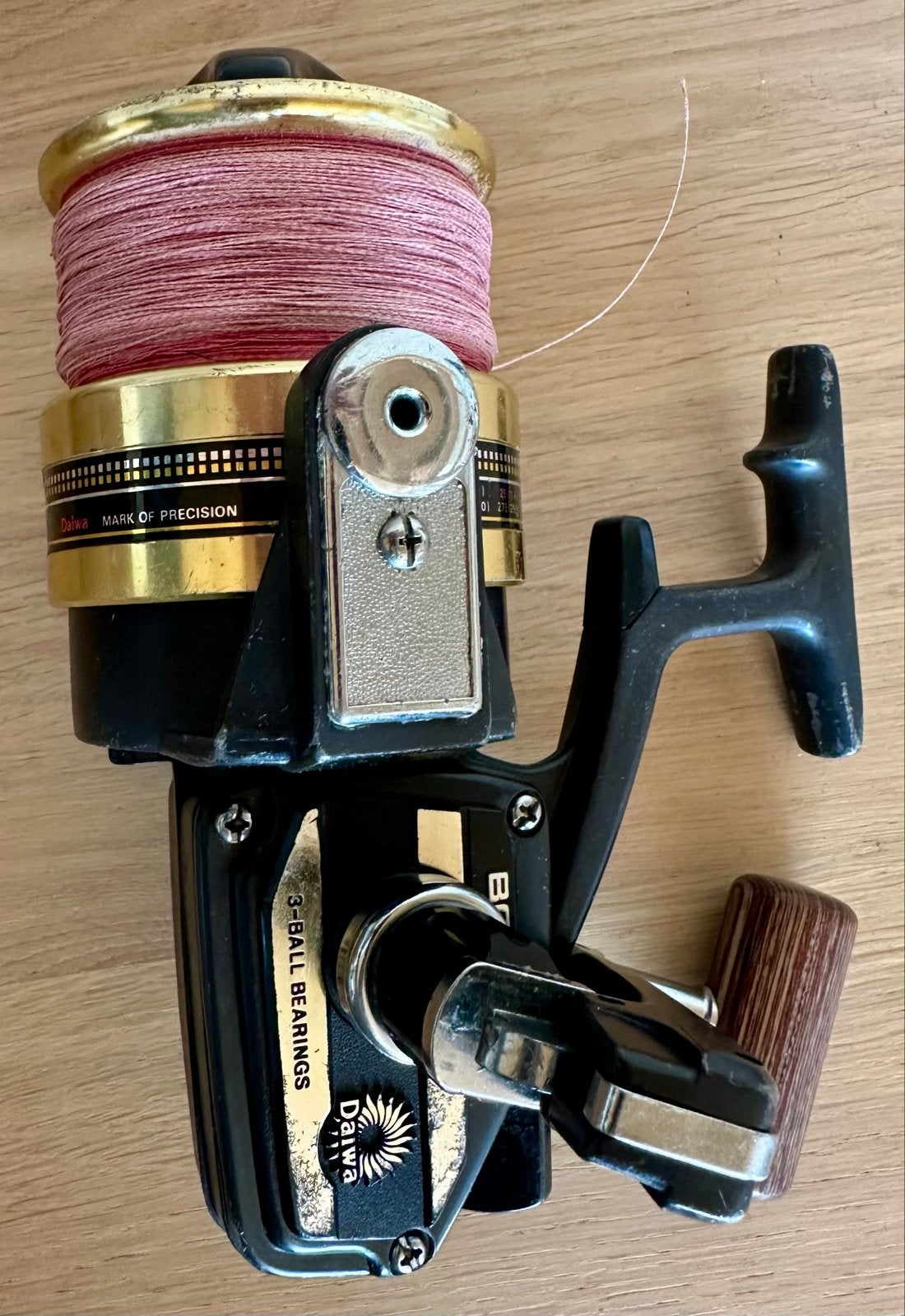 Twee Originele Japanse Daiwa BG90 (3 x gelagerde) Vismolens, Watersport en Boten, Ophalen of Verzenden, Gebruikt, Molen