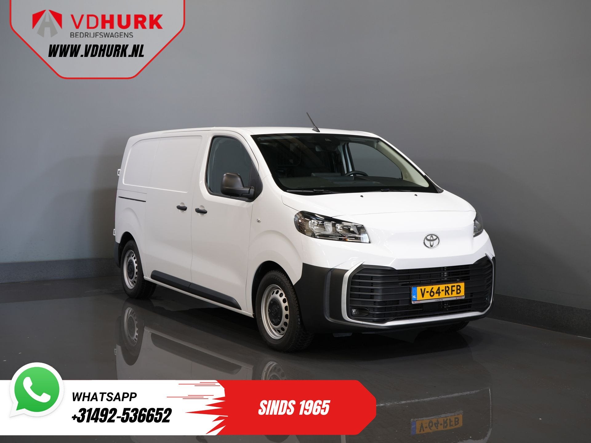 Toyota PROACE Electric Worker 75 kWh 350 km WLTP Snellader/, Auto's, Wit, Origineel Nederlands, 420 min, 75 kWh