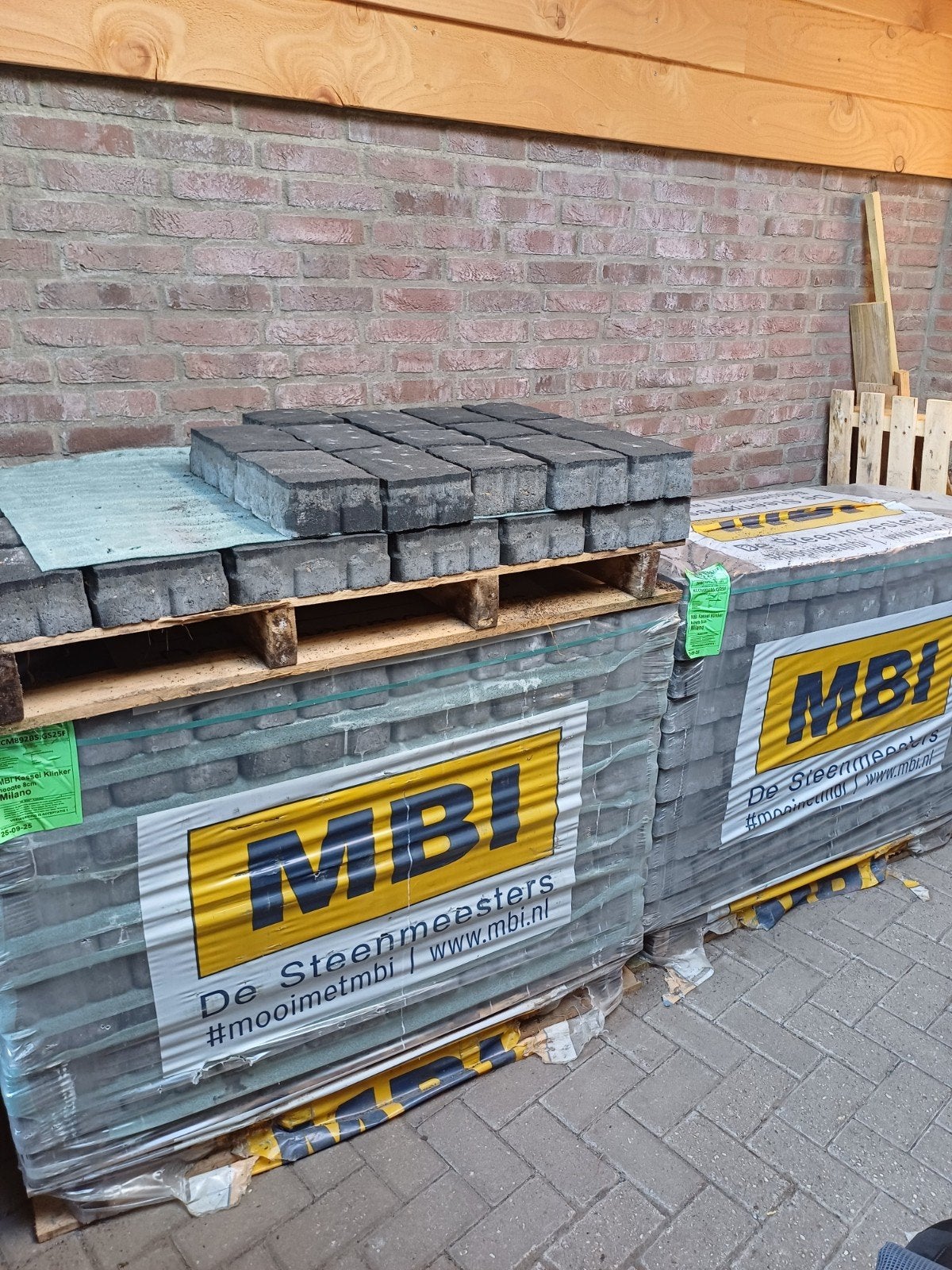 Kassei klinkers 15,5m2, Ophalen, Nieuw, Overige materialen