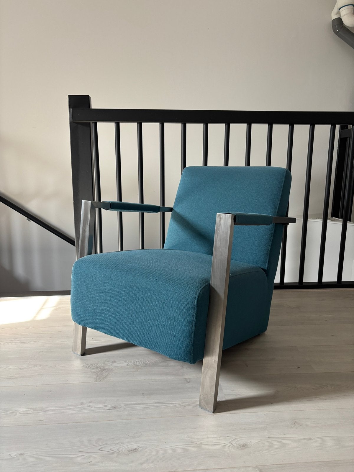 Fauteuil blauw XOOON, Huis en Inrichting, Ophalen, Zo goed als nieuw, 75 tot 100 cm, Minder dan 50 cm