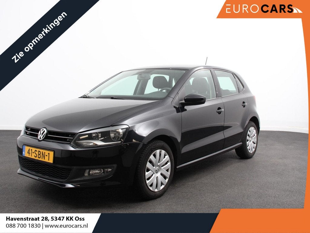 Volkswagen Polo 1.2 TSI Comfortline Airco Cruise control Par, Euro 5, Stof, Zwart, 4 cilinders