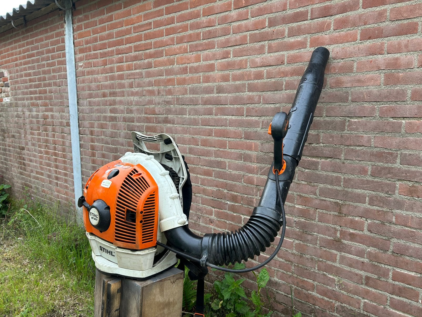 STIHL BR600 Bladblazer, Tuin en Terras, Bladblazers, Ophalen, Benzine