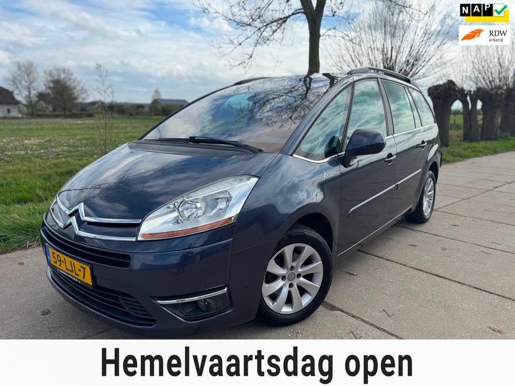 Citroen Grand C4 Picasso 1.6 VTi Business 7P 120PK CLIMA/CRU, Voorwielaandrijving, Stof, Gebruikt, Zwart