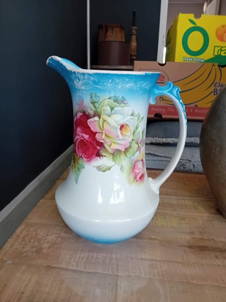 Antieke Engelse waterkan., Antiek en Kunst, Ophalen of Verzenden