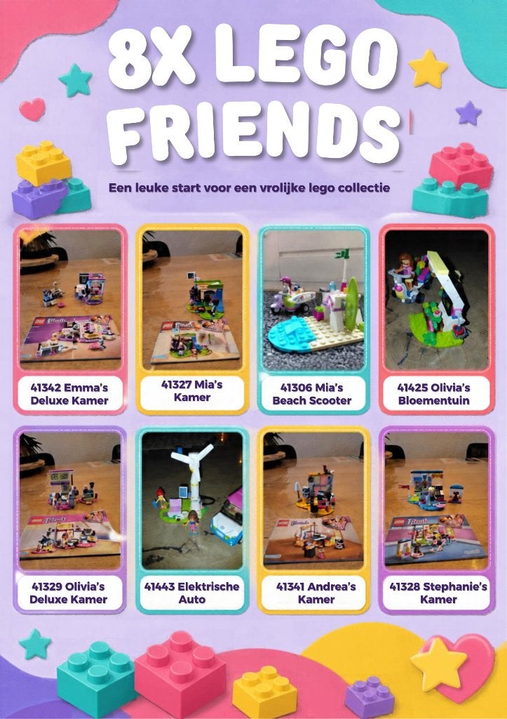 Lego Friends Bundel, Lego, Friends, Ophalen of Verzenden, Zo goed als nieuw