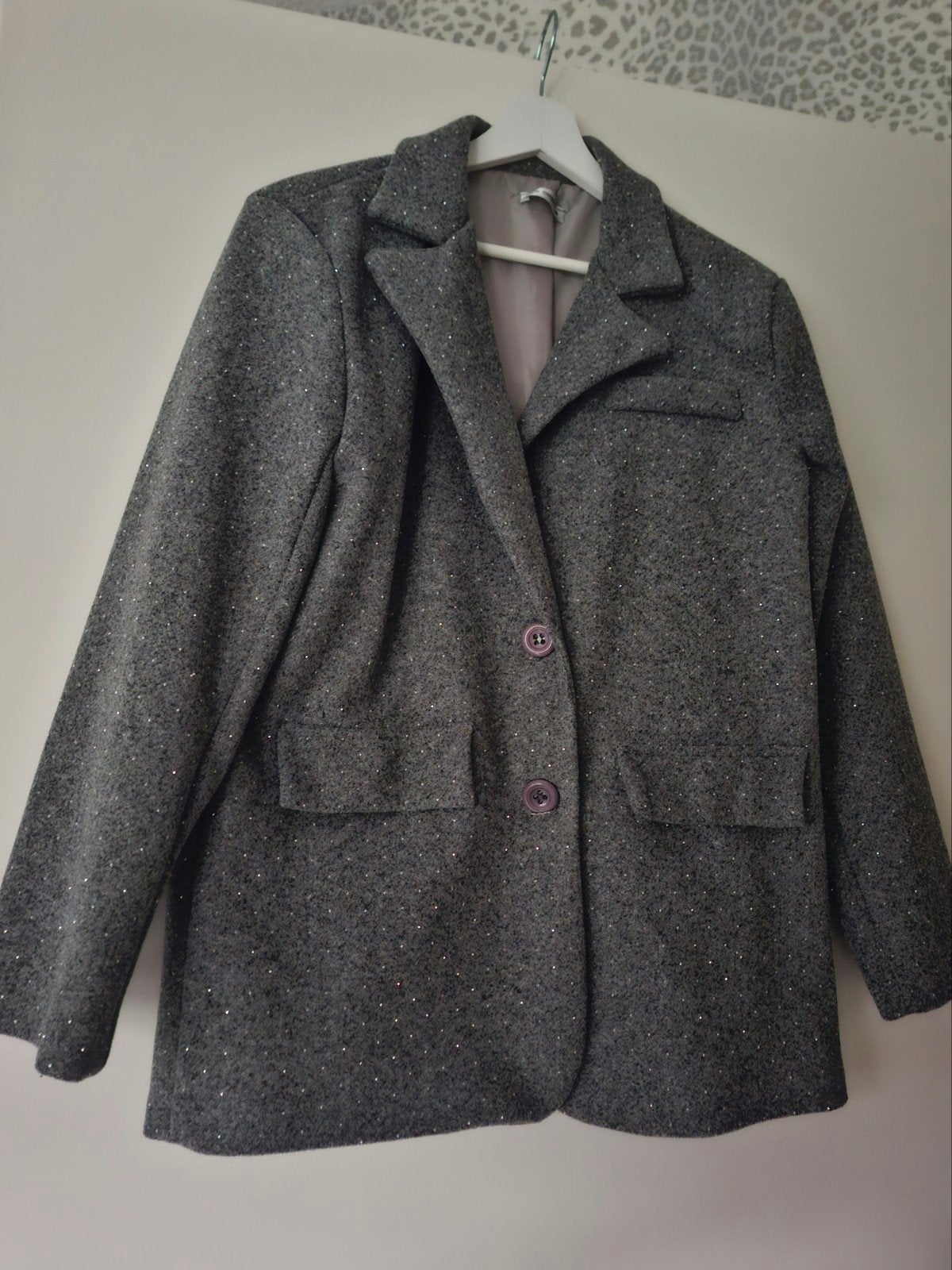 Grijs New Collection blazer maat S, Ophalen of Verzenden, Zo goed als nieuw, Jasje, Maat 36 (S)