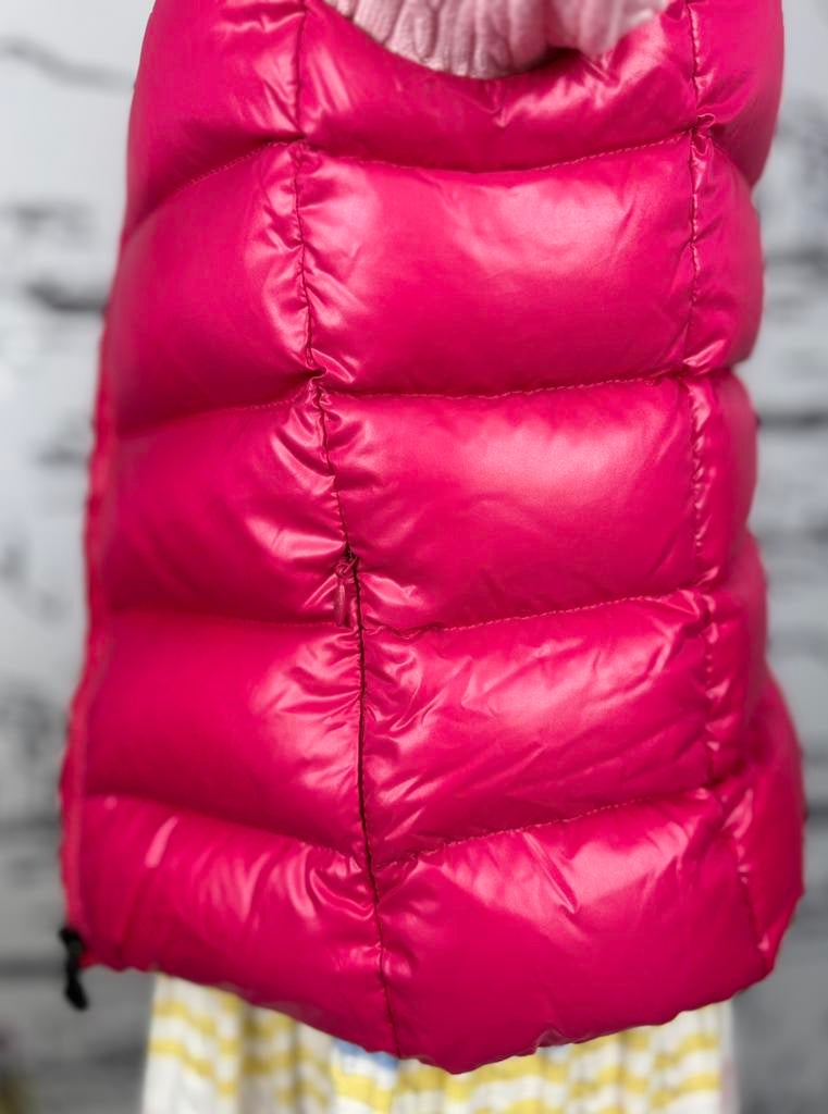 Moncler roze Ghany dons bodywarmer maat 10, Kinderen en Baby's, Moncler EU, Zo goed als nieuw, Moncler, Customercare@moncler.com
