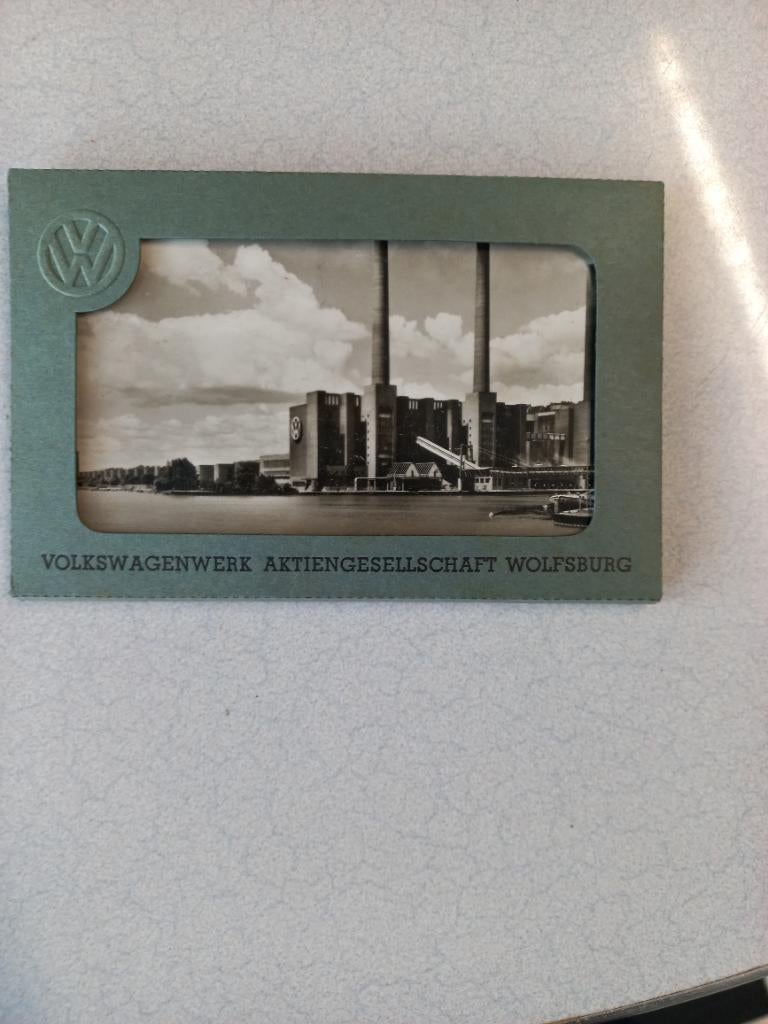 Vw kever, Wolfsburg ,Aanschicht kaarten,jaren 60, Ophalen of Verzenden, Zo goed als nieuw, Overige thema's, Blanco kaart of Basiskaart