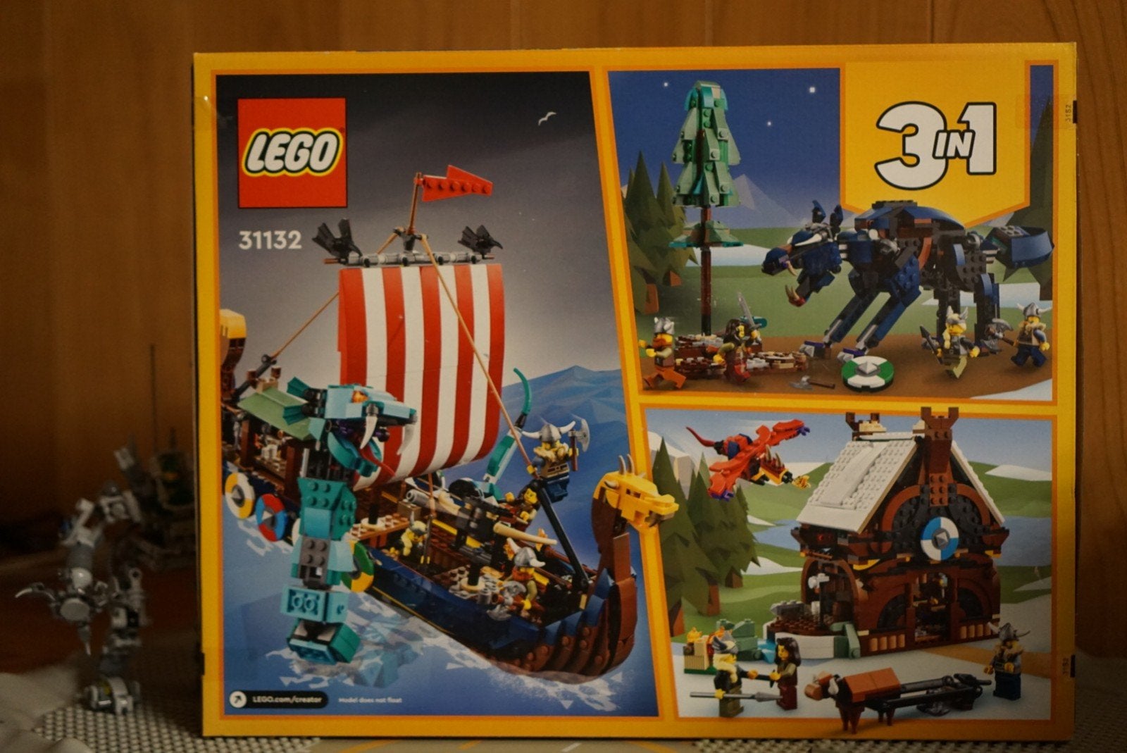 LEGO Creator 31132 Vikingschip en de Midgardslang, Ophalen of Verzenden, Nieuw, Overige merken