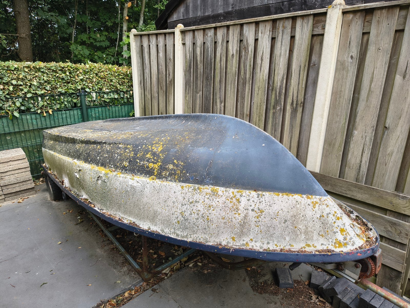 Gratis oude roeiboot/motorboot - opknapper, Ophalen, Gebruikt