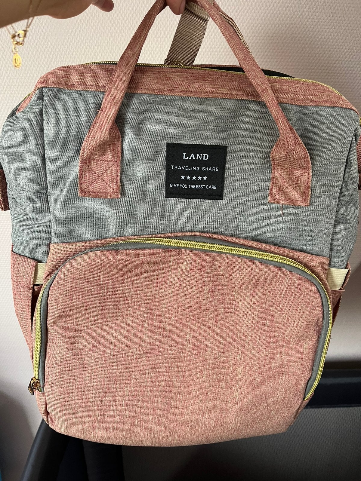 Luiertas met wieg (ongebruikt!), Kinderen en Baby's, Nieuw, Ophalen of Verzenden, Opvouwbaar, Roze