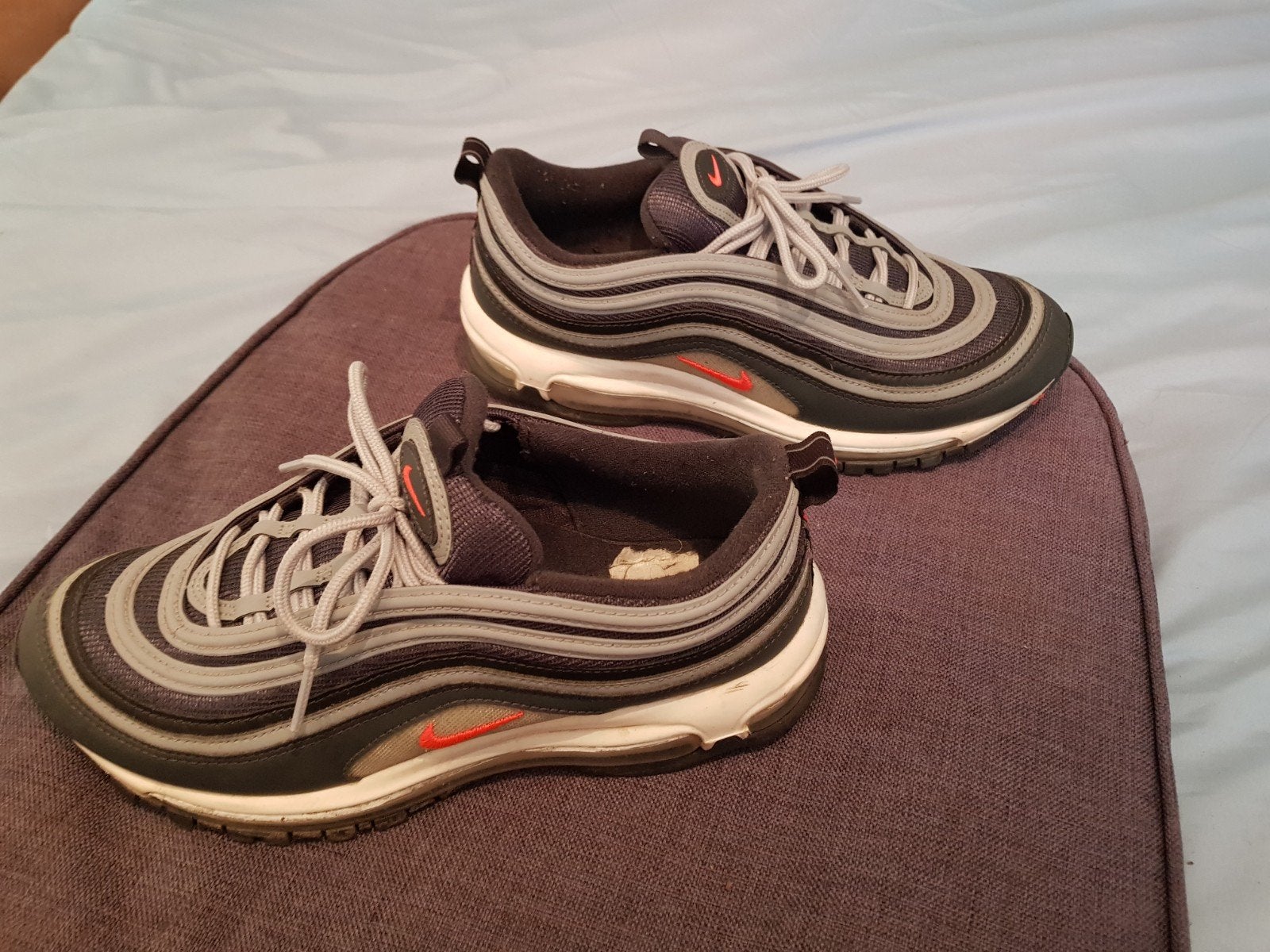 Nike air max 97 maat 41/42 grijs, Nike air max, Overige kleuren, Ophalen of Verzenden, Sneakers of Gympen