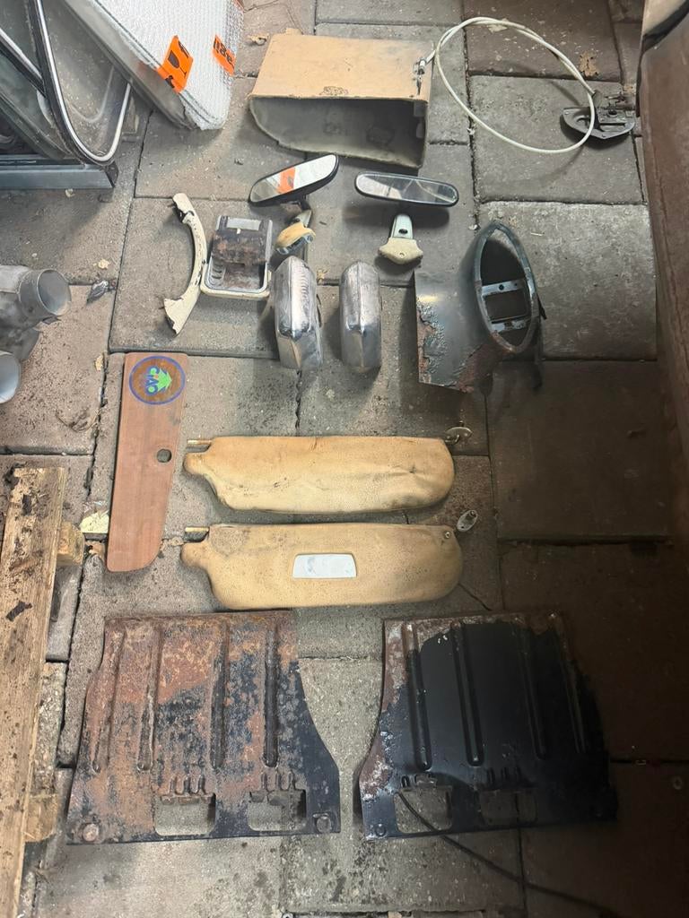 Partij karmann ghia t14 typ14 onderdelen, Ophalen, Gebruikt