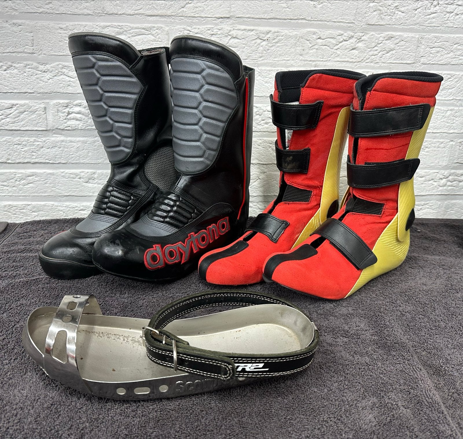 Speedway laarzen datona sgp compleet, Motoren, Ophalen, Tweedehands, Heren, Laarzen