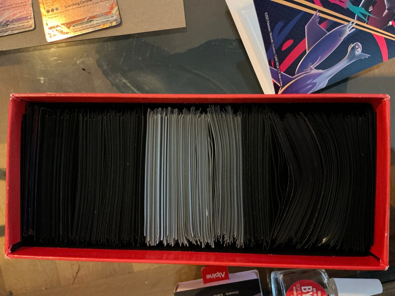 Grote partij kaarthoesjes van sets, Ophalen of Verzenden, Gebruikt, Sleeves of Kaarthoesjes