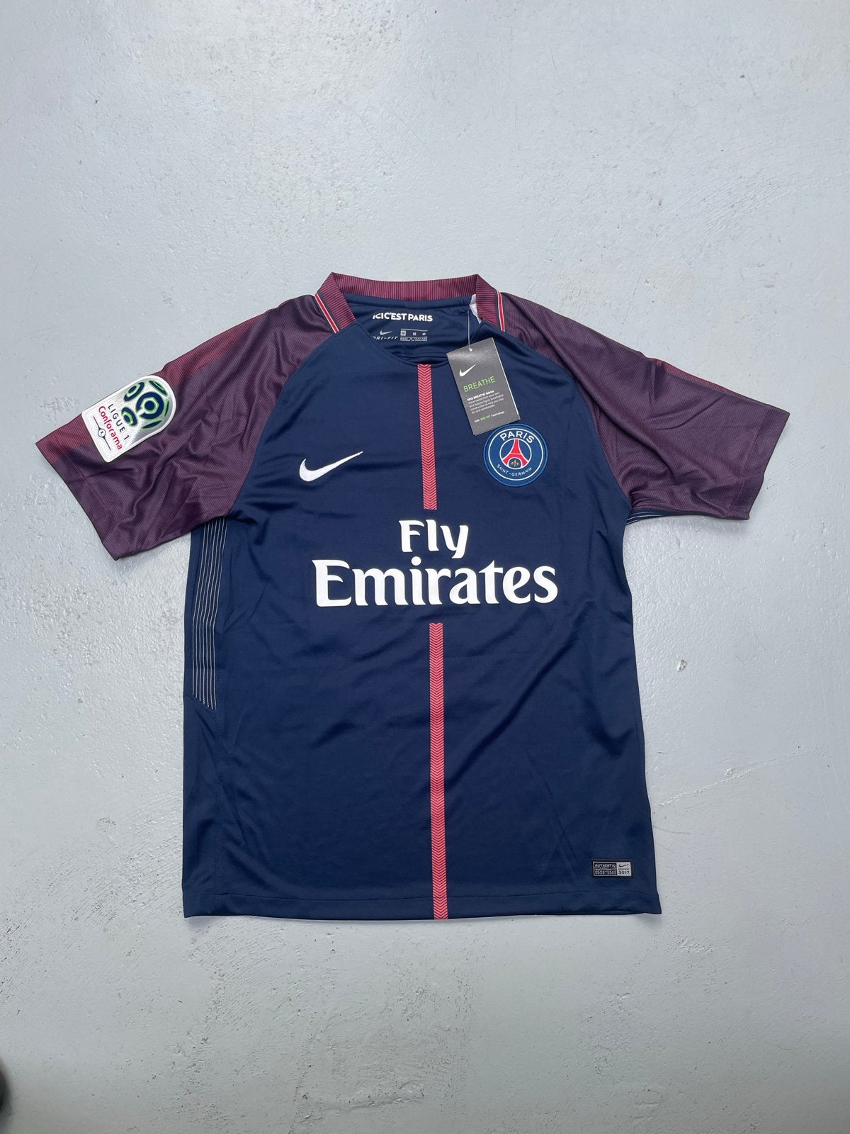 Neymar PSG Thuisshirt 2017/2018 Maat S Nieuw, Kleding | Heren, Sportkleding, Blauw, Nieuw, Ophalen of Verzenden, Voetbal