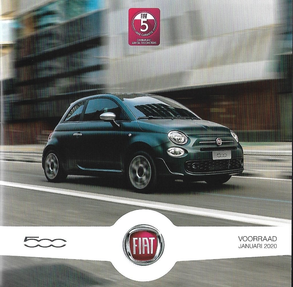 Fiat 500 (Cabrio) folder, Ophalen of Verzenden, Zo goed als nieuw, Overige merken