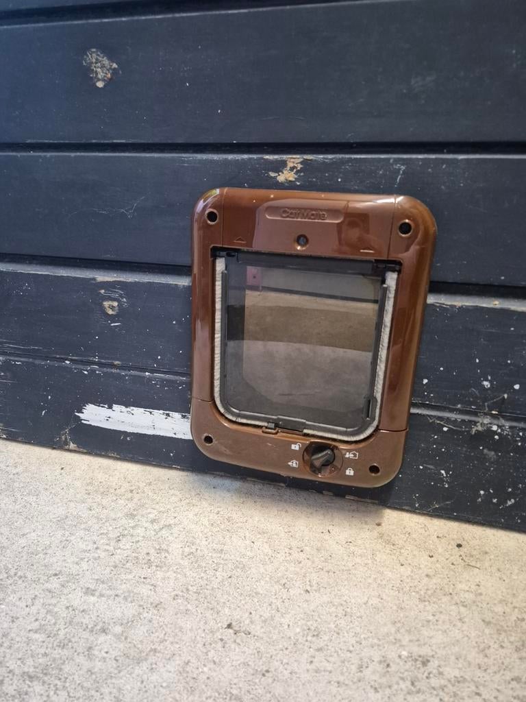 Cat Mate Microchip Kattenluik met 4-standenslot , Ophalen