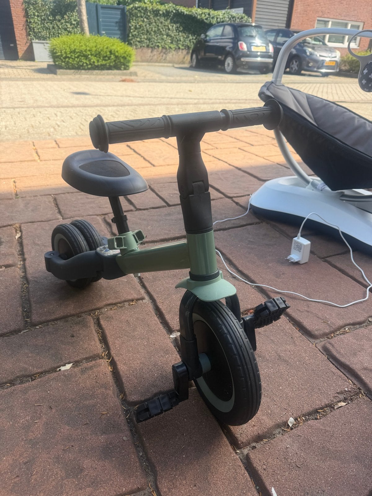 Kinderloopfiets/driewieler - Groen, Ophalen, Gebruikt, Loopfiets