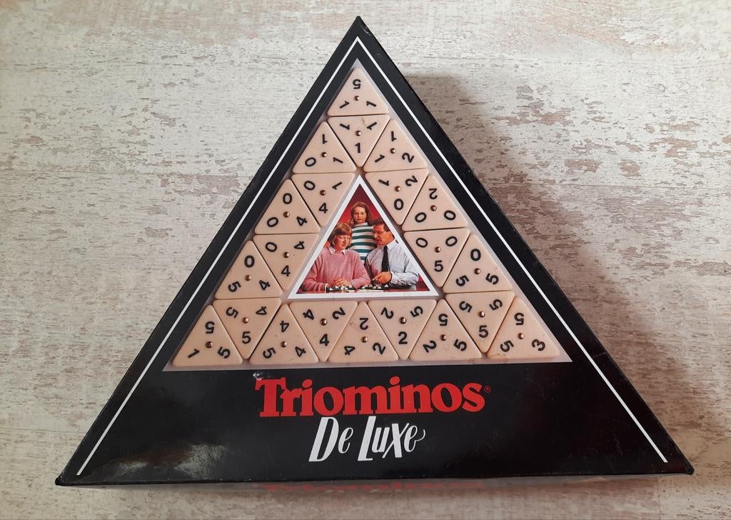Triominos de Luxe spel, Een of twee spelers, Ophalen of Verzenden, Zo goed als nieuw