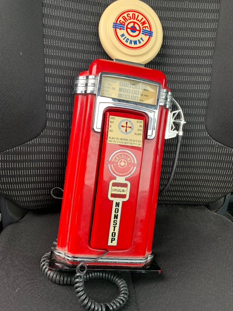 telefoon in de vorm van een benzinepomp Gasoline Highway, Ophalen of Verzenden, Gebruikt