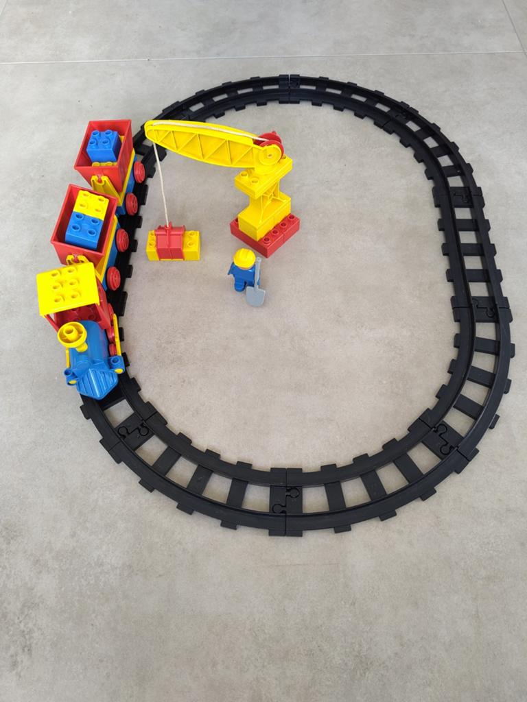 Lego Duplo vintage 2700 trein, Gebruikt, Overige thema's, Ophalen of Verzenden, Compleet