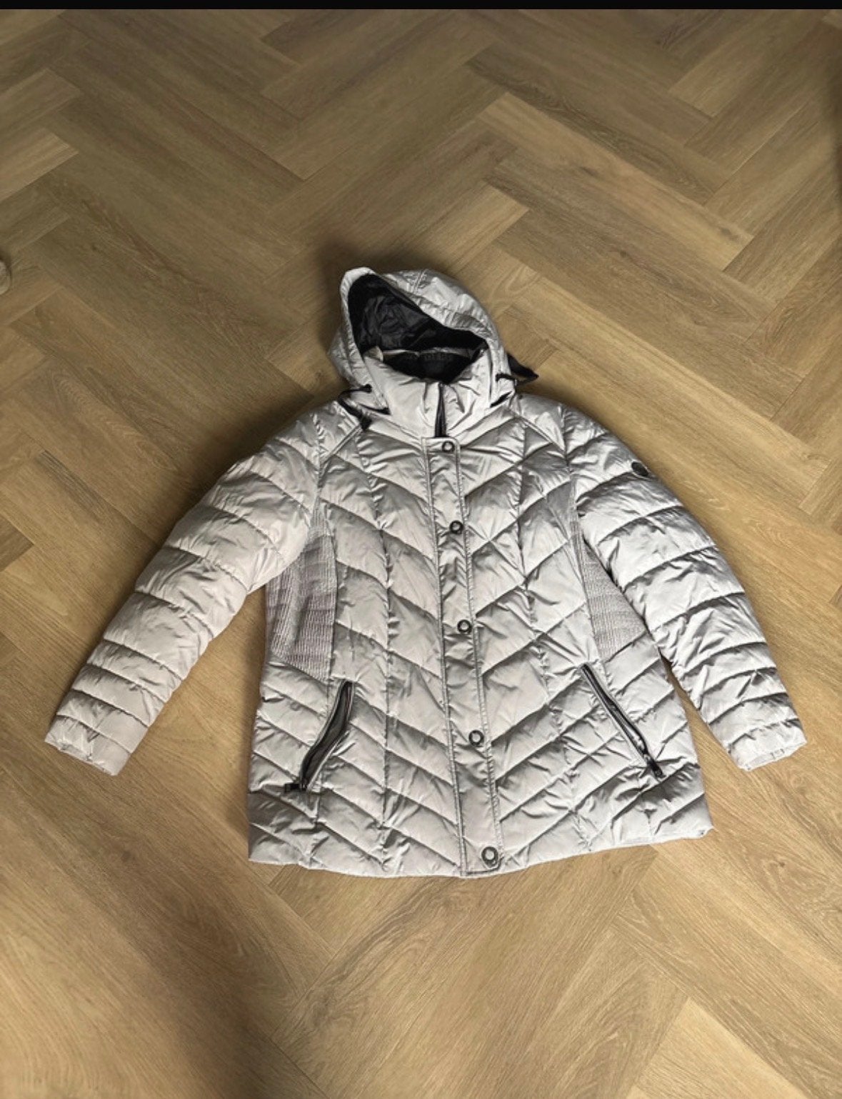 Nieuwe Barbara Lebek jas - Maat 44, Kleding | Dames, Verzenden, Nieuw, Maat 42/44 (L), Grijs
