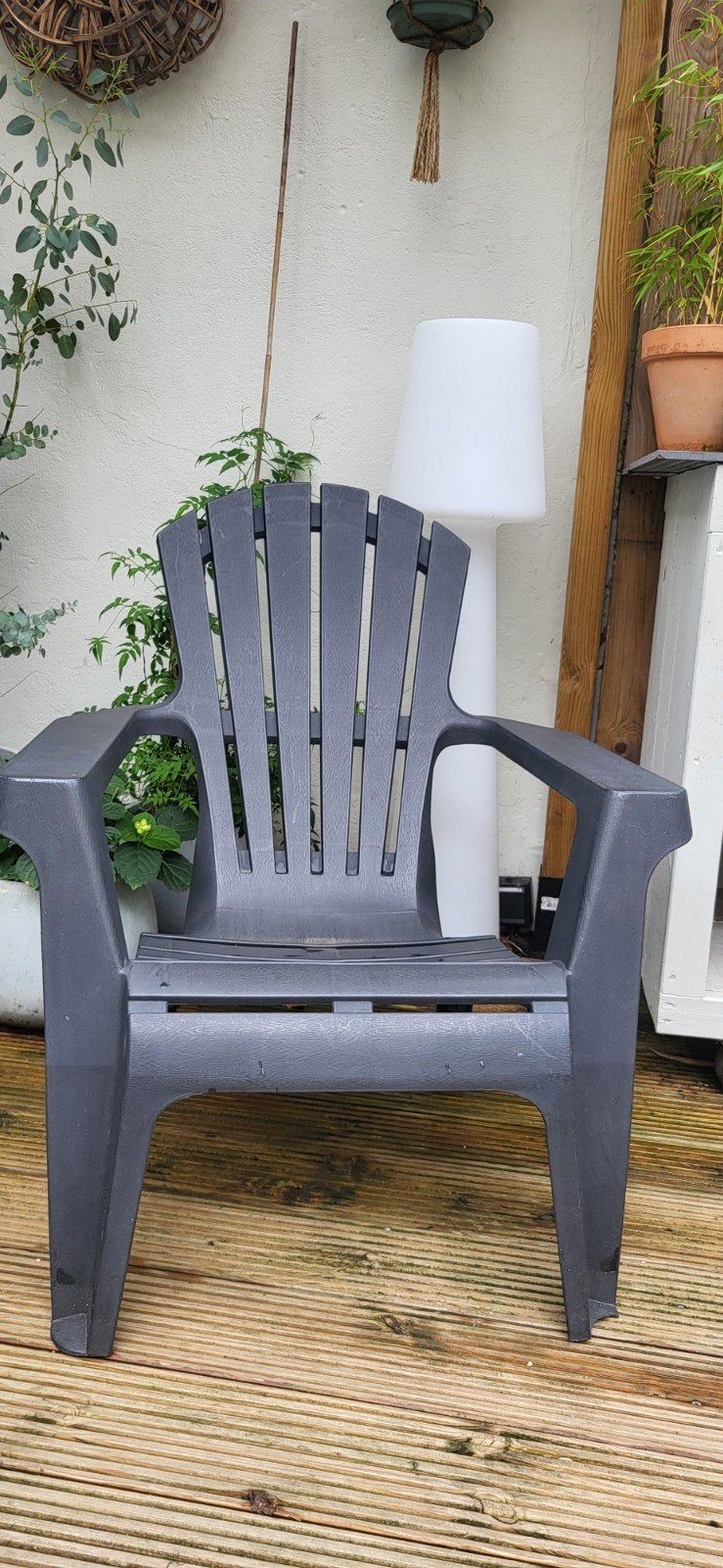 kunststof lounge /tuin stoelen, Ophalen of Verzenden, Gebruikt, Kunststof, Stapelbaar