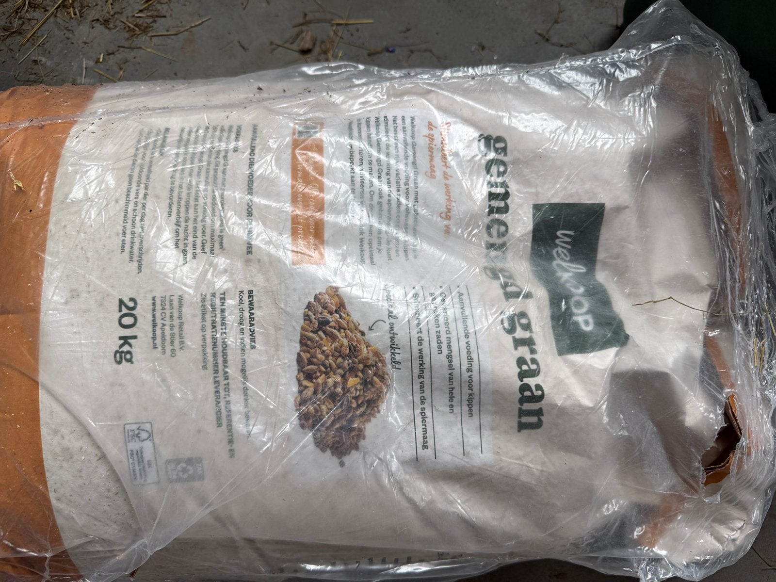 Welkoop 20kg gemengd graan, Dieren en Toebehoren, Dierenvoeding, Ophalen, Kat