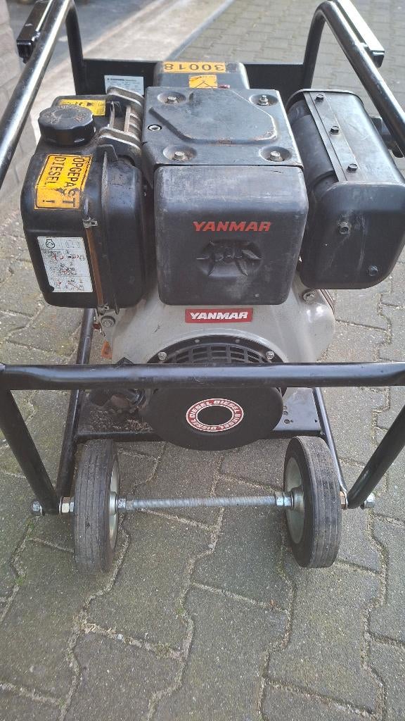 3x Aggeregaat Yanmar EP6000TD + Honda EC4000 + Europower, Ophalen, Dieselolie, ., Zo goed als nieuw