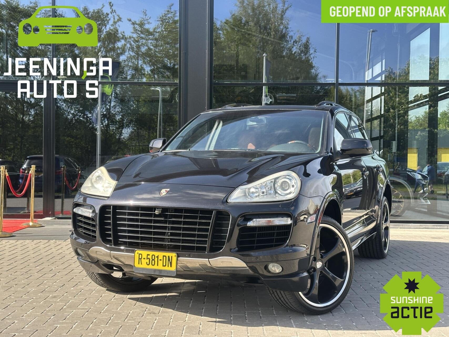 Porsche Cayenne 4.8 Turbo | Youngtimer|Pano|Leer|Memory|Stoe, Auto's, Porsche, Bedrijf, Te koop, Cayenne, 4x4, Airbags, Airconditioning