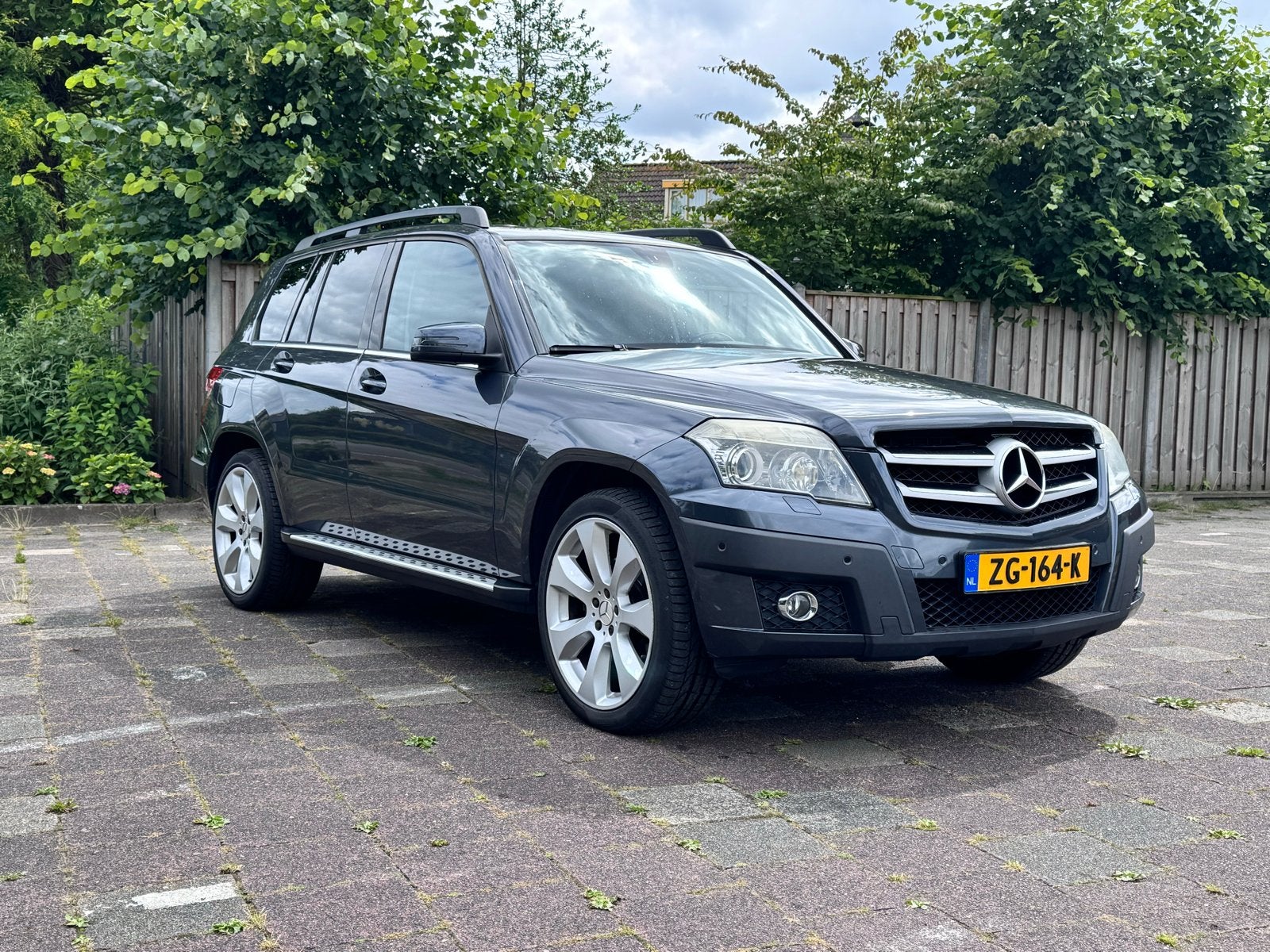 Mercedes-Benz GLK 3.0 CDI Glk350 4MATIC AUT 2008 Grijs, Auto's, Mercedes-Benz, Automaat, Zwart, 2000 kg, 2987 cc