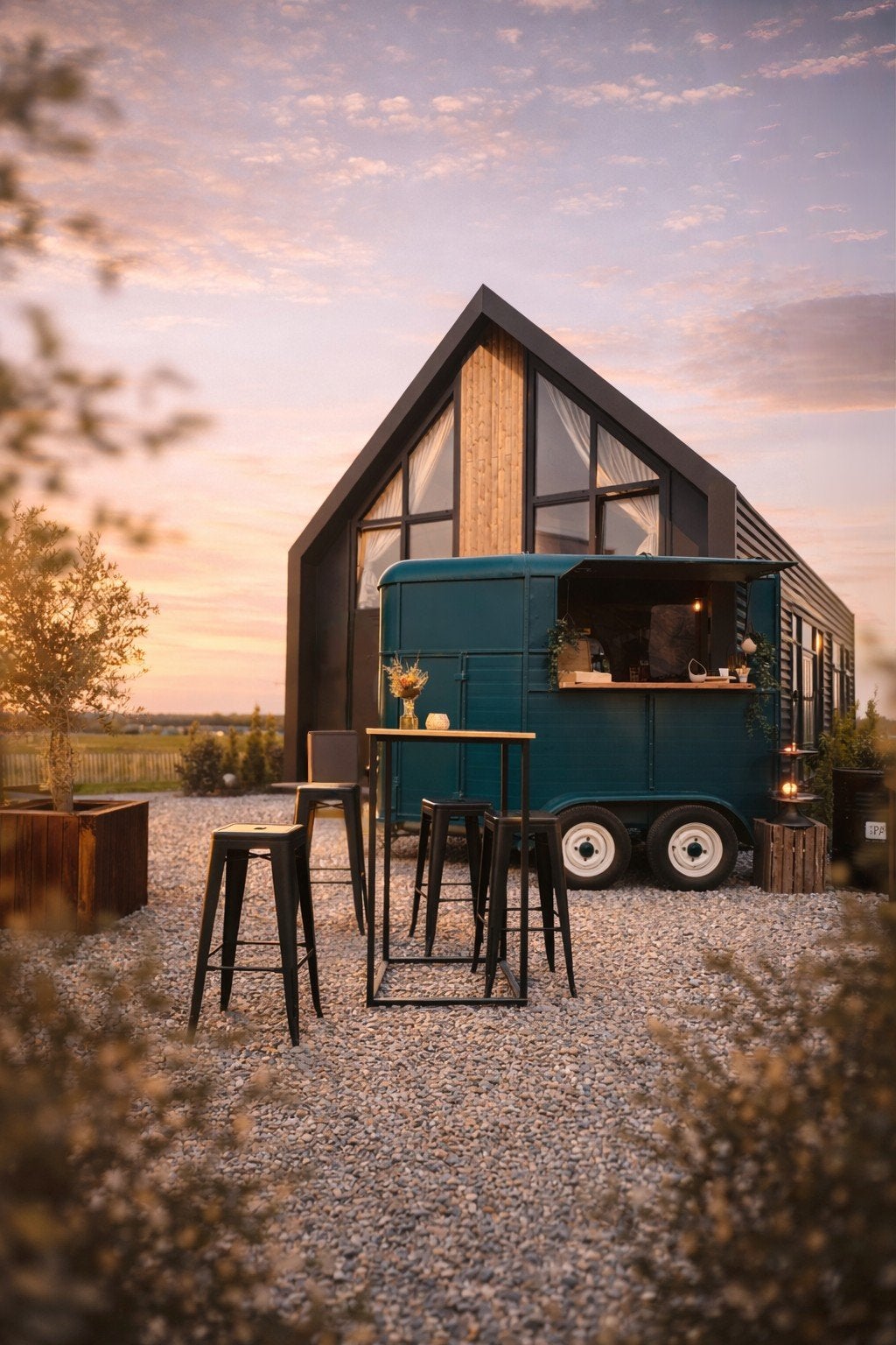 Luxe foodtruck - koelwerkbank - barista op locatie, Ophalen