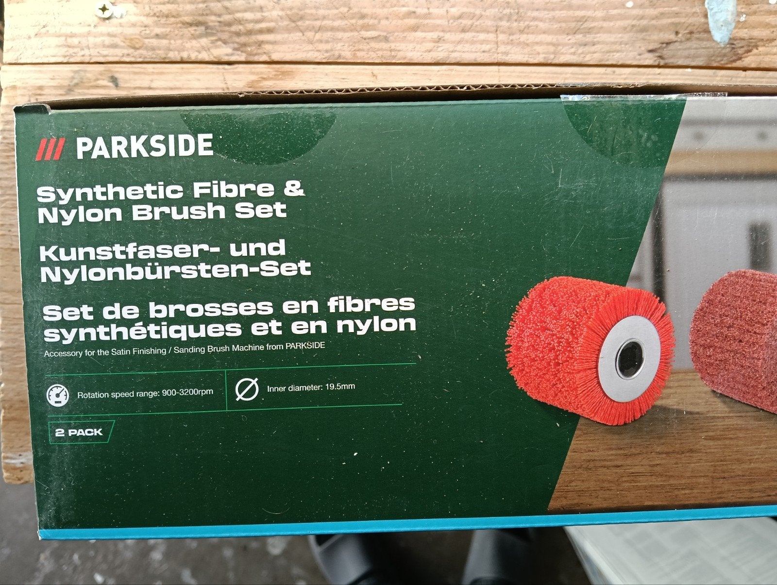 Parkside Kunstvezel- en Nylonborstels Set (2 stuks), Ophalen of Verzenden, Nieuw, Overige typen, Parkside