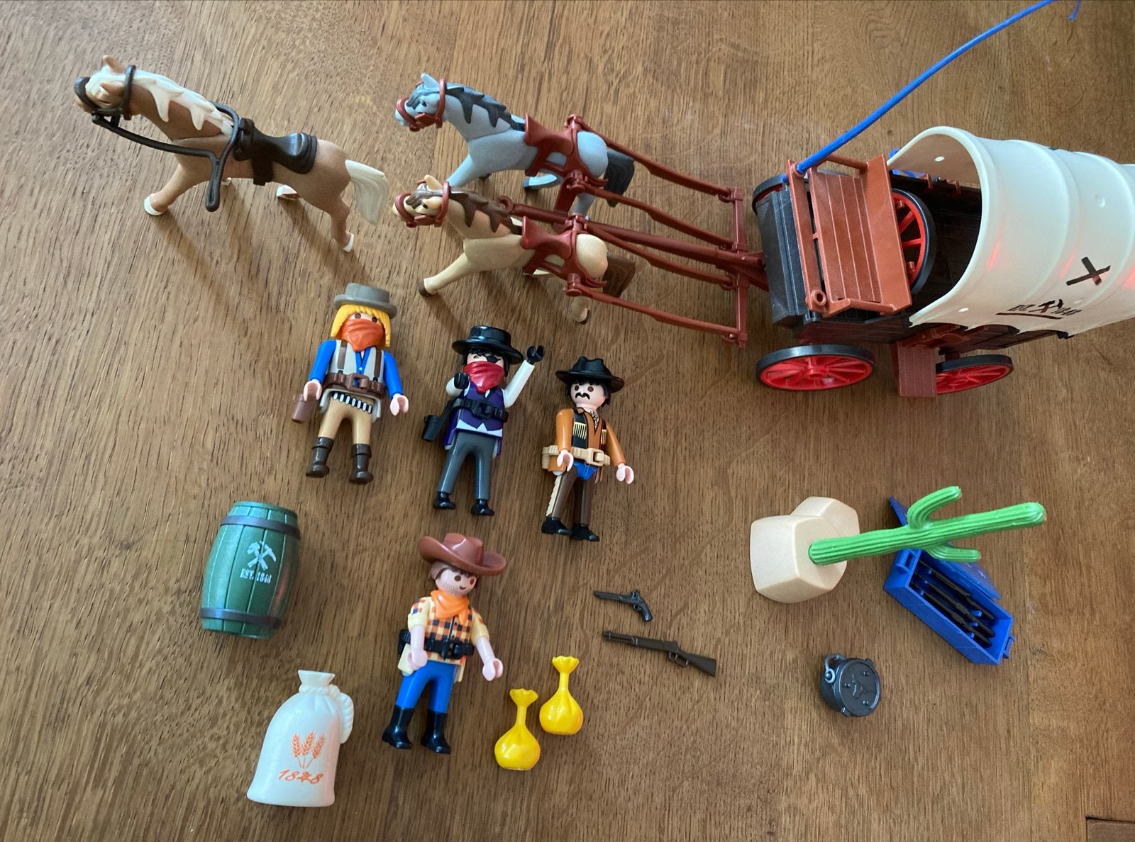 Playmobil Western Set 5248 - Voor avonturiers 4-10 jaar, Ophalen, Gebruikt, Complete set, Voertuig