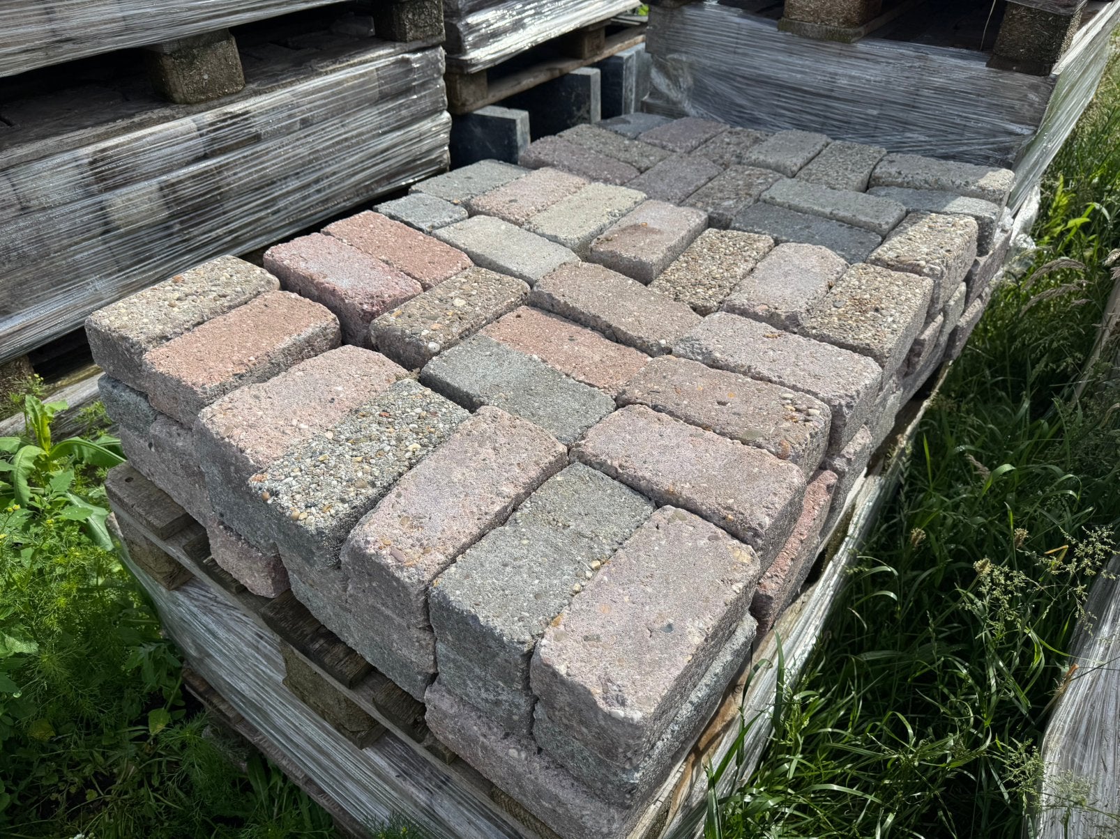 Straat stenen, Ophalen, Beton, Klinkers