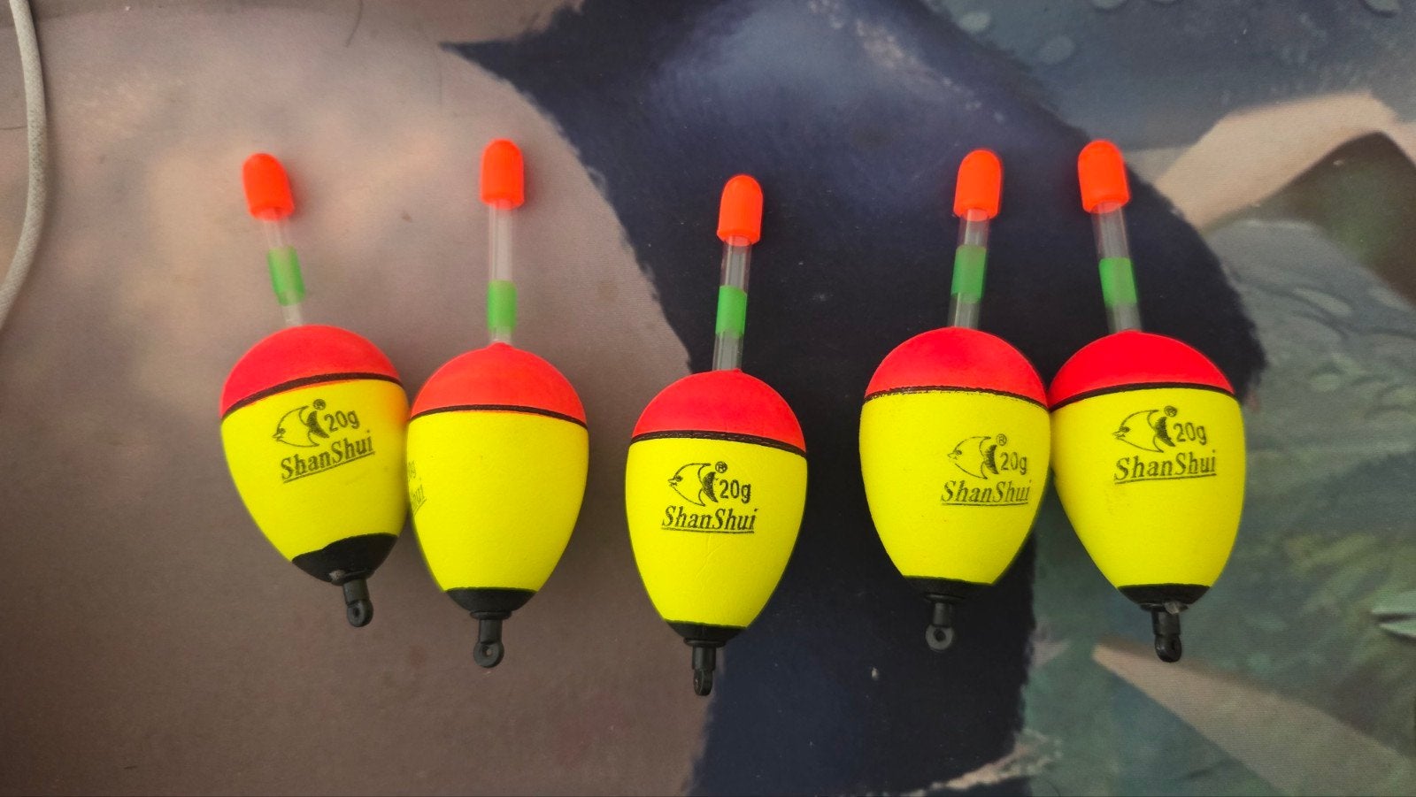 5x 20 gram dobber, Watersport en Boten, Ophalen of Verzenden, Nieuw, Overige typen