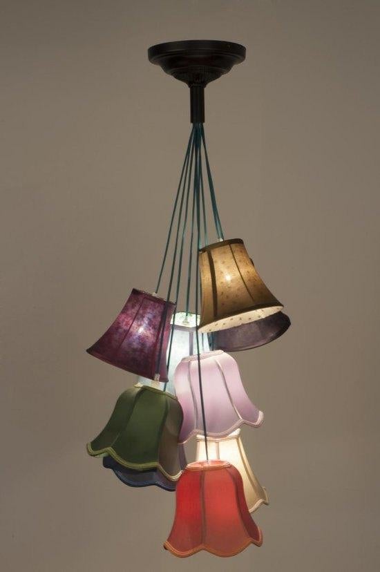 Zuiver Granny Hanglamp – Multicolor, Ophalen, Zo goed als nieuw, Stof, 75 cm of meer