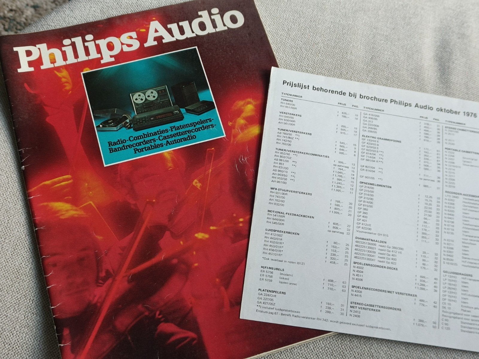 PHILIPS CATALOGUS NAJAAR 1976., Ophalen of Verzenden, Gelezen