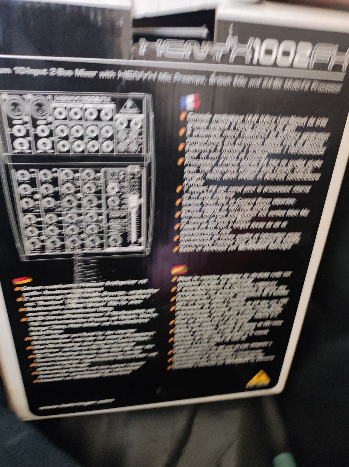 Behringer Xenyx 1002FX Soundmixer (excl. voeding), Ophalen of Verzenden, Gebruikt, 5 tot 10 kanalen, Microfooningang