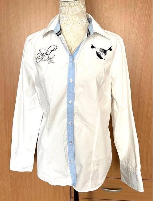 Basefield blouse maat L, Ophalen of Verzenden, Zo goed als nieuw, Maat 42/44 (L), Wit