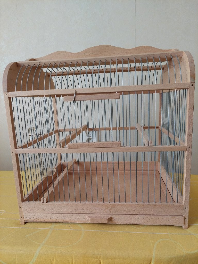 Beuken vogelkooitje, Dieren en Toebehoren, Vogels | Hokken en Kooien, Ophalen of Verzenden, Nieuw, Hout, Vogelkooi