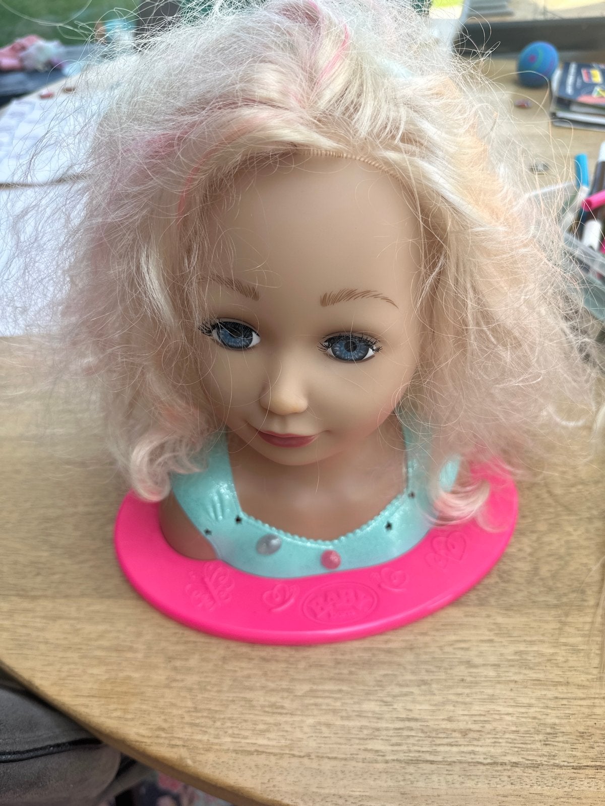 Baby Born Make-up Pop - Stylinghoofd, Kinderen en Baby's, Speelgoed | Poppen, Ophalen of Verzenden, Gebruikt, Babypop