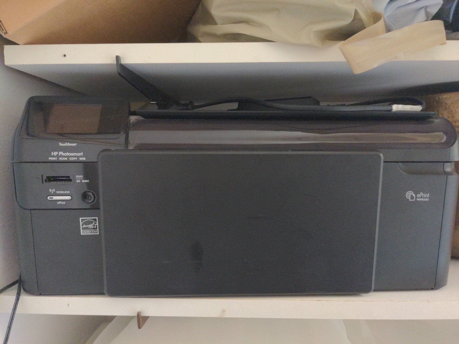 HP Photosmart TouchSmart All-in-One Printer, Ophalen, Gebruikt, Inkjetprinter, All-in-one