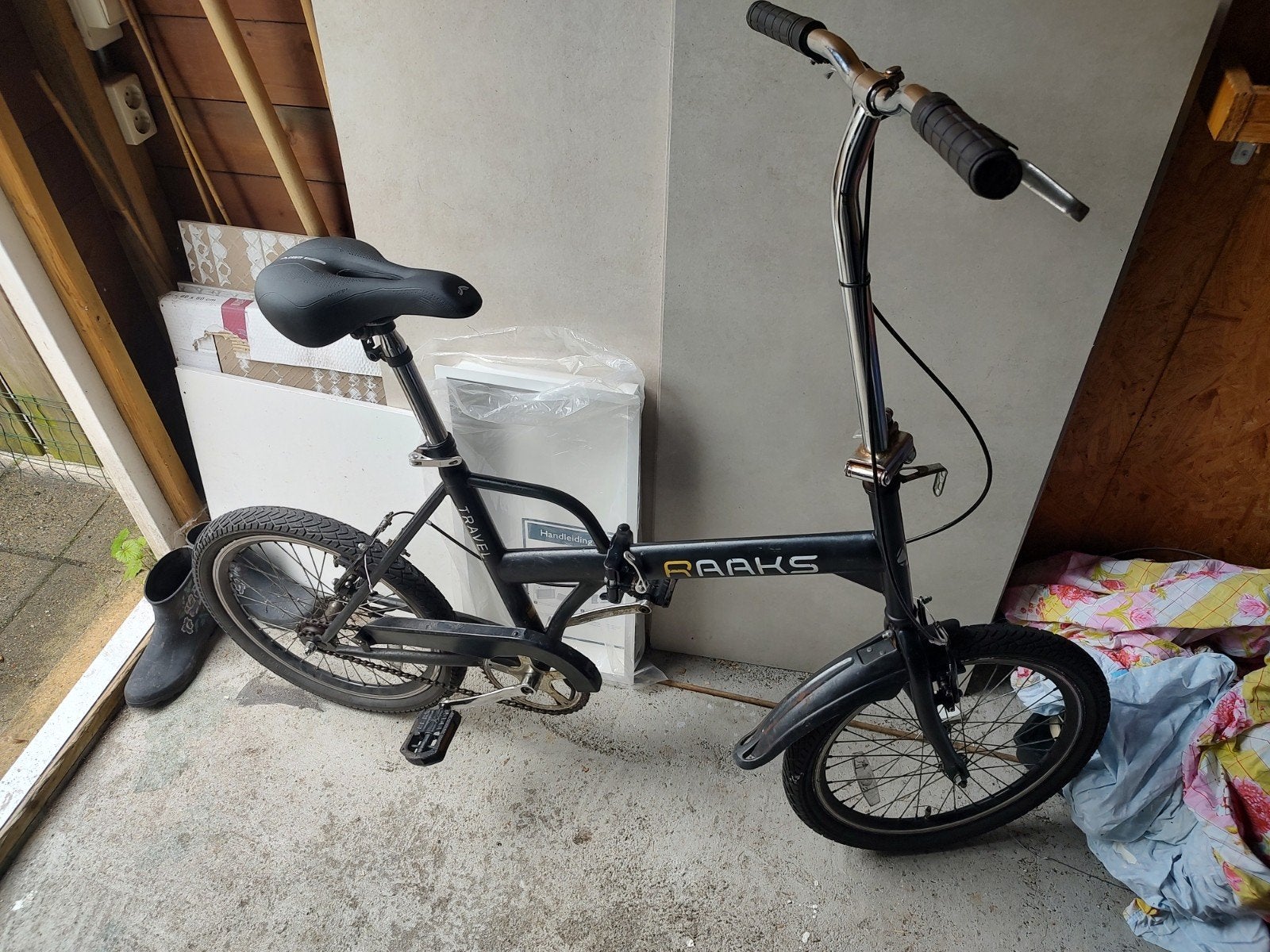 Vouwfiets Raaks, 20 inch of meer, Velgrem, Zo goed als nieuw, Ophalen