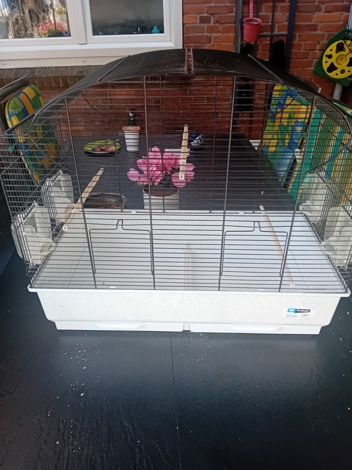 Kooi, Ophalen of Verzenden, Zo goed als nieuw, Metaal, Vogelkooi